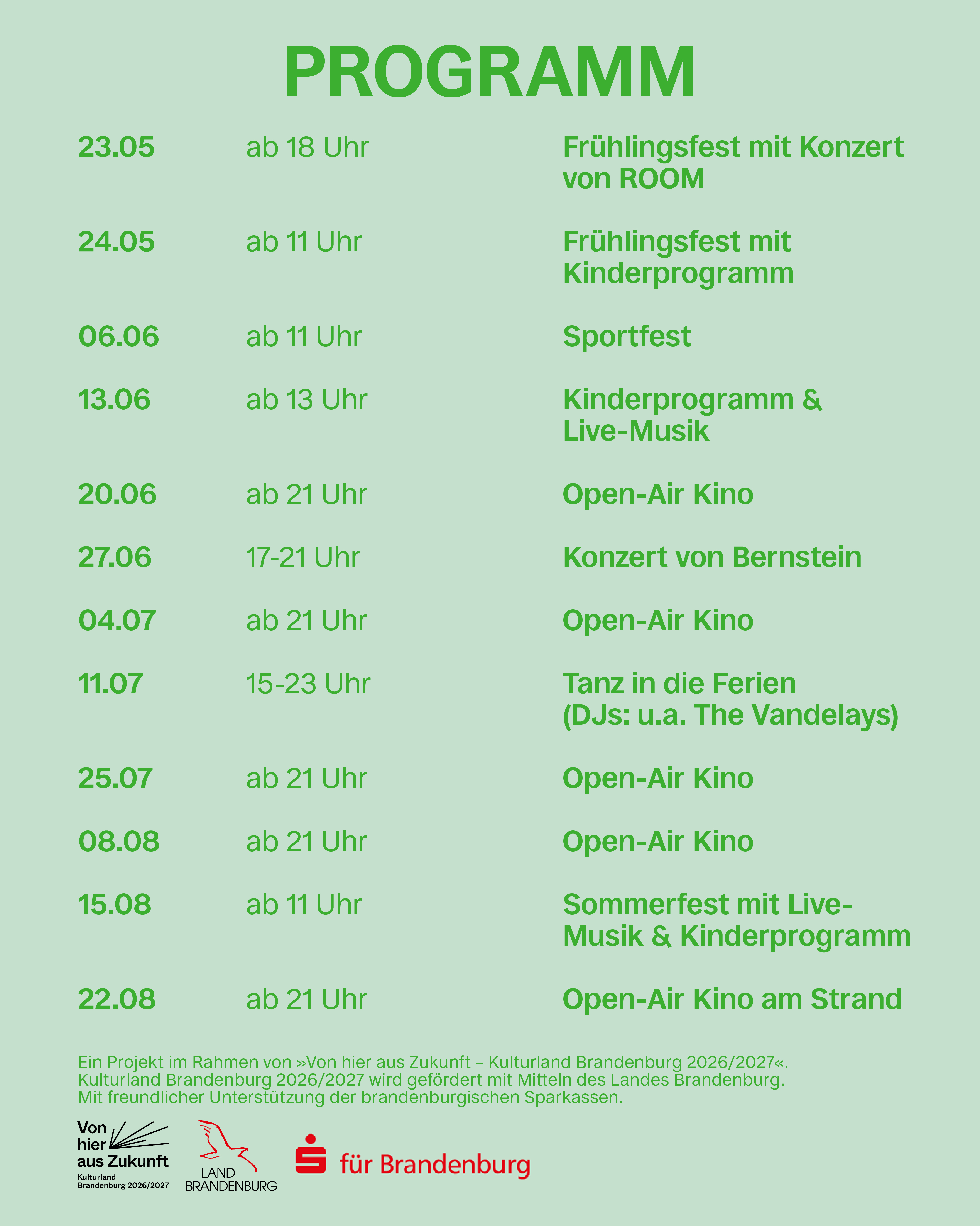 Erster Flyer