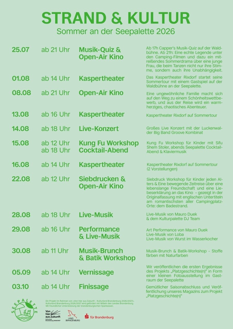 Flyer mit Beschreibung